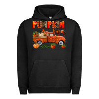 Pigment Black pumpkin farm truck Urban Hoodie - AdoDesignShop