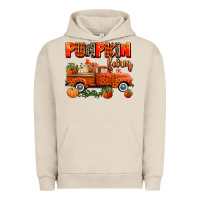 Pigment French Oak pumpkin farm truck Urban Hoodie - AdoDesignShop