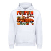 White pumpkin farm truck Urban Hoodie - AdoDesignShop