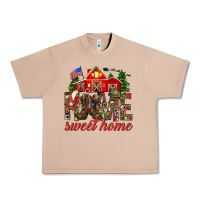 Burro Army Christmas Home Sweet Home Urban Heavy Tee - HowdyJamesFarm