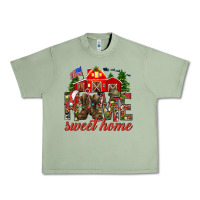 Oil Green Army Christmas Home Sweet Home Urban Heavy Tee - HowdyJamesFarm