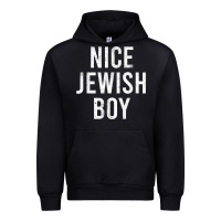 Black hanukkah nice jewish boy cool chanukah festival jewish gift t shirt Urban Hoodie - minhPixels
