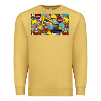 Antique Gold excavator sippy Premium Sweatshirt - Artiststas