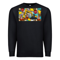 Black excavator sippy Premium Sweatshirt - Artiststas