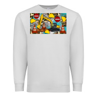 Dove Grey excavator sippy Premium Sweatshirt - Artiststas