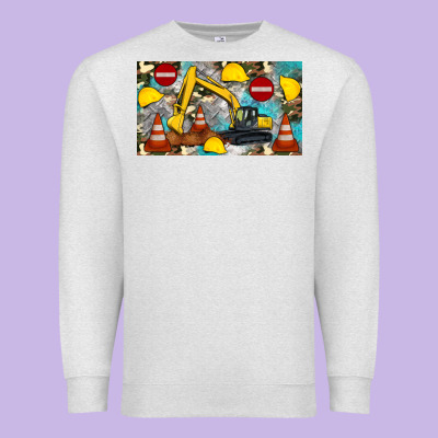 Excavator Sippy Premium Sweatshirt Designed By Artiststas