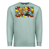 Seafoam excavator sippy Premium Sweatshirt - Artiststas