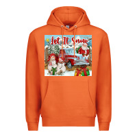 Carrot Let It Snow Tumbler Premium Hoodie - FaDigitalArtStudio