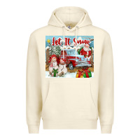 Sandshell Let It Snow Tumbler Premium Hoodie - FaDigitalArtStudio
