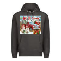 Smoke Let It Snow Tumbler Premium Hoodie - FaDigitalArtStudio