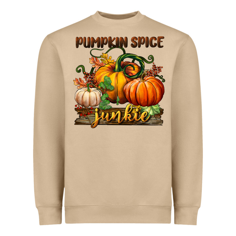 Pumpkin Spice Junkie Heavyweight Sweatshirt by BundleAndBundleShop | Teevron