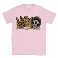Bubblegum Pink peace love pool Classic Tee - RacoonDesign