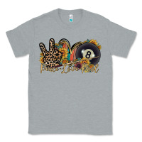 Heather Grey peace love pool Classic Tee - RacoonDesign
