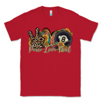 Red peace love pool Classic Tee - RacoonDesign