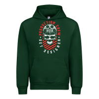 Forest Green Production Crew Set Designer Movie Film Halloween Skull Urban Hoodie - minhPixels