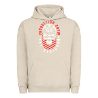 Pigment French Oak Production Crew Set Designer Movie Film Halloween Skull Urban Hoodie - minhPixels