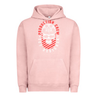 Pigment Salmon Production Crew Set Designer Movie Film Halloween Skull Urban Hoodie - minhPixels