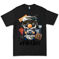 Black pilot life gnome Premium Tee - BarkalooDesign