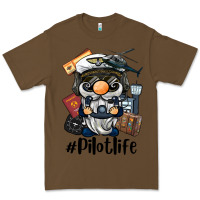 Cacao pilot life gnome Premium Tee - BarkalooDesign