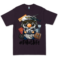 Plum pilot life gnome Premium Tee - BarkalooDesign