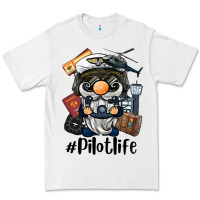 White pilot life gnome Premium Tee - BarkalooDesign