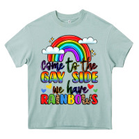 Come To The Gay Side We Have Rainbows Heavy Core Tee | Teevron