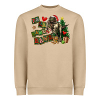 Mushroom Fa La La Trex Christmas Heavyweight Sweatshirt - FaDigitalArtStudio