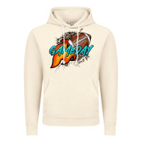 Vintage Artic Game day leopard fire and ball Vintage Hoodie - HowdyJamesFarm