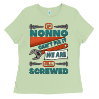 Matcha if nonno can't fix it we are all screwed Ladies Tee - Jasminsmagicworld