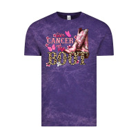 Cloud Purple Give Cancer the boot Cancer Awareness Vintage Tee - HowdyJamesFarm