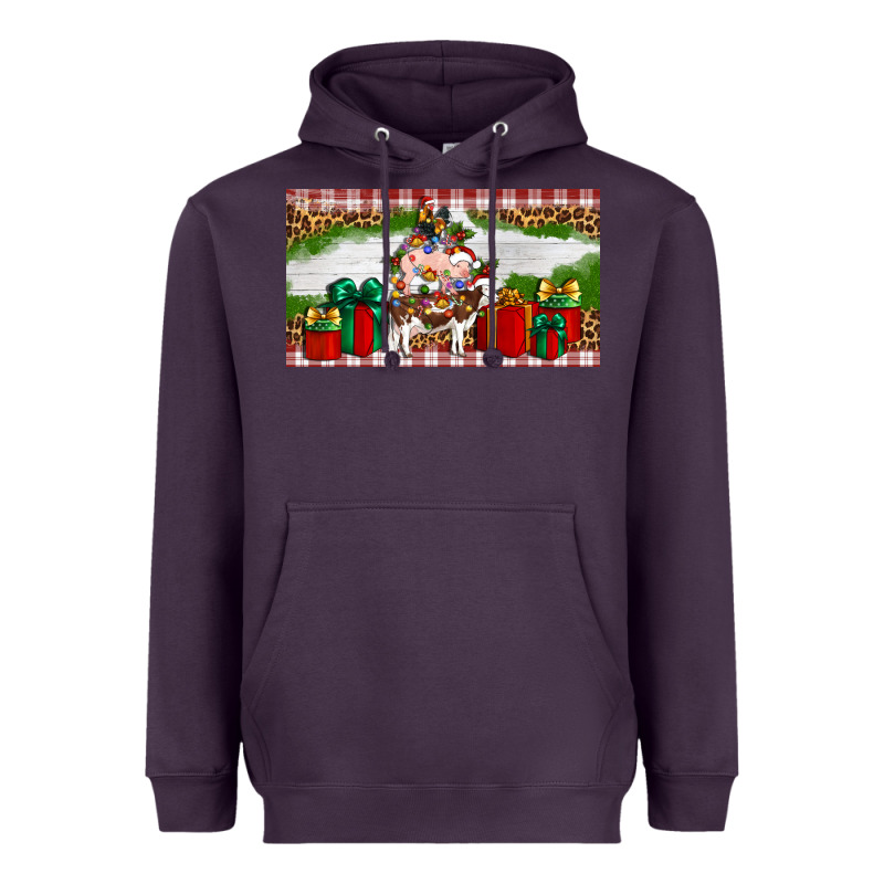 Stocked Christmas Farm Heavyweight Hoodie by Artiststas | Teevron