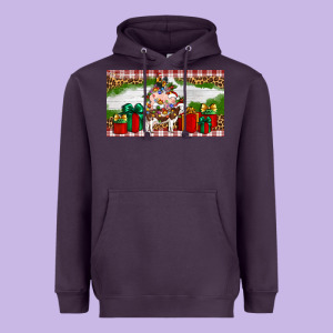 Stocked Christmas Farm Heavyweight Hoodie Designed By Artiststas