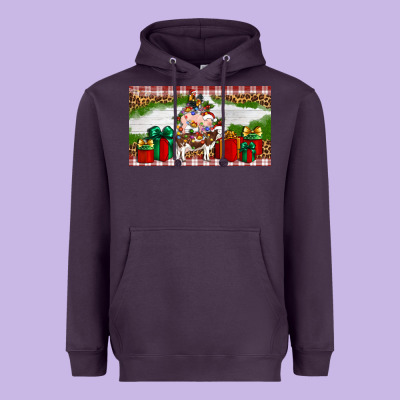 Stocked Christmas Farm Heavyweight Hoodie Designed By Artiststas