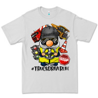 Dove Grey truck driver life gnome Premium Tee - BarkalooDesign