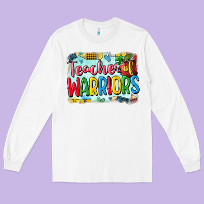 Teacher Of Warriors Long Sleeve Tee Designed By Cowgirlartshop