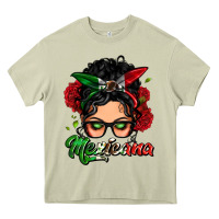 Mossy mexicana woman messy bun Heavy Core Tee - LillyAllenDesigns