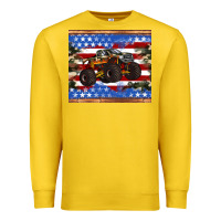 Lemon monster truck american flag tumbler Premium Sweatshirt - Artiststas