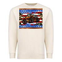 Sandshell monster truck american flag tumbler Premium Sweatshirt - Artiststas