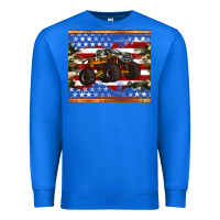 True Royal monster truck american flag tumbler Premium Sweatshirt - Artiststas