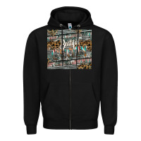 Black beautiful crazy Zipper Hoodie - CowhideDigitalArt