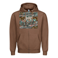 Chestnut beautiful crazy Zipper Hoodie - CowhideDigitalArt