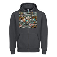 Smoke beautiful crazy Zipper Hoodie - CowhideDigitalArt