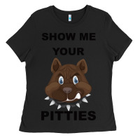 Black Show Me Your Pitties Ladies Tee - Bettercallsaul