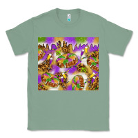 Sage Mardi Gras with king cake Classic Tee - NancyCooperArtShop