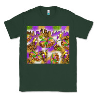 Sports Green Mardi Gras with king cake Classic Tee - NancyCooperArtShop