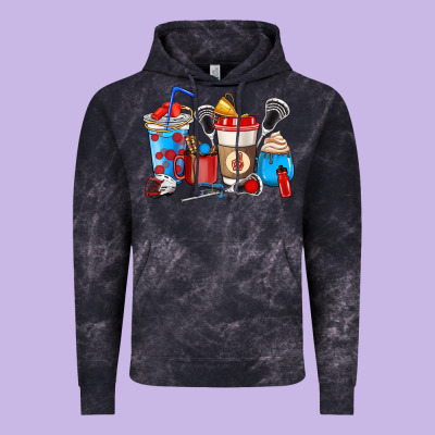 Lacrosse Coffee Cups Vintage Hoodie Designed By Howdyjamesfarm