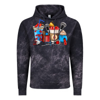 Cloud Black Lacrosse coffee cups Vintage Hoodie - HowdyJamesFarm