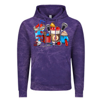 Cloud Purple Lacrosse coffee cups Vintage Hoodie - HowdyJamesFarm