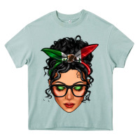 Arona mexican latina girl messy bun Heavy Core Tee - LillyAllenDesigns