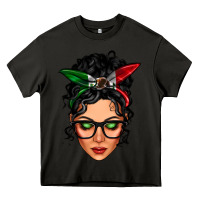 Asphalt mexican latina girl messy bun Heavy Core Tee - LillyAllenDesigns